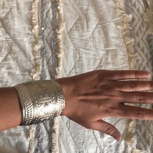 adjustable vintage silver cuff